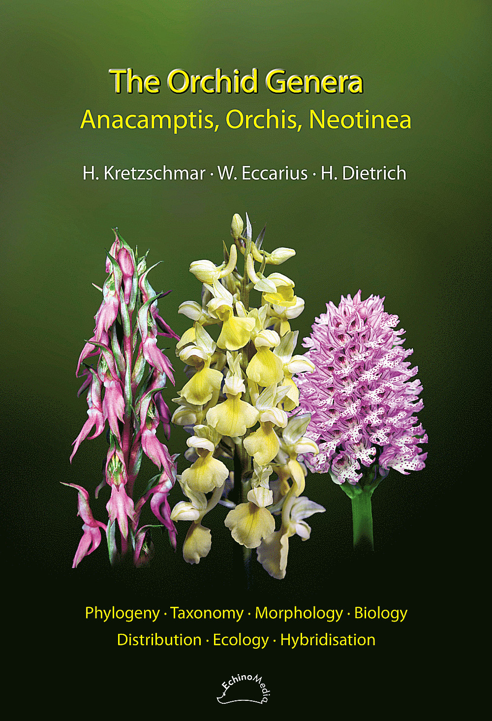 Cover image of: Horst Kretzschmar; Wolfgang Eccarius; Helga Dietrich - The Orchid Genera Anacamptis, Orchis and  Neotinea Phylogeny, Taxonomy, Morphology, Biology, Distribution,
Ecology and  Hybridisation