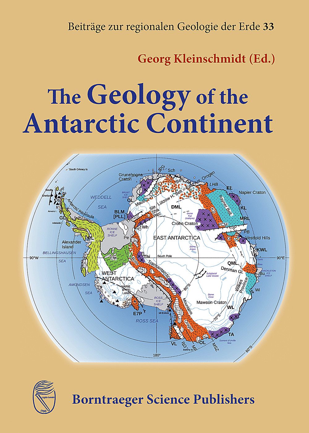 Cover image of:  - The Geology of the Antarctic Continent 