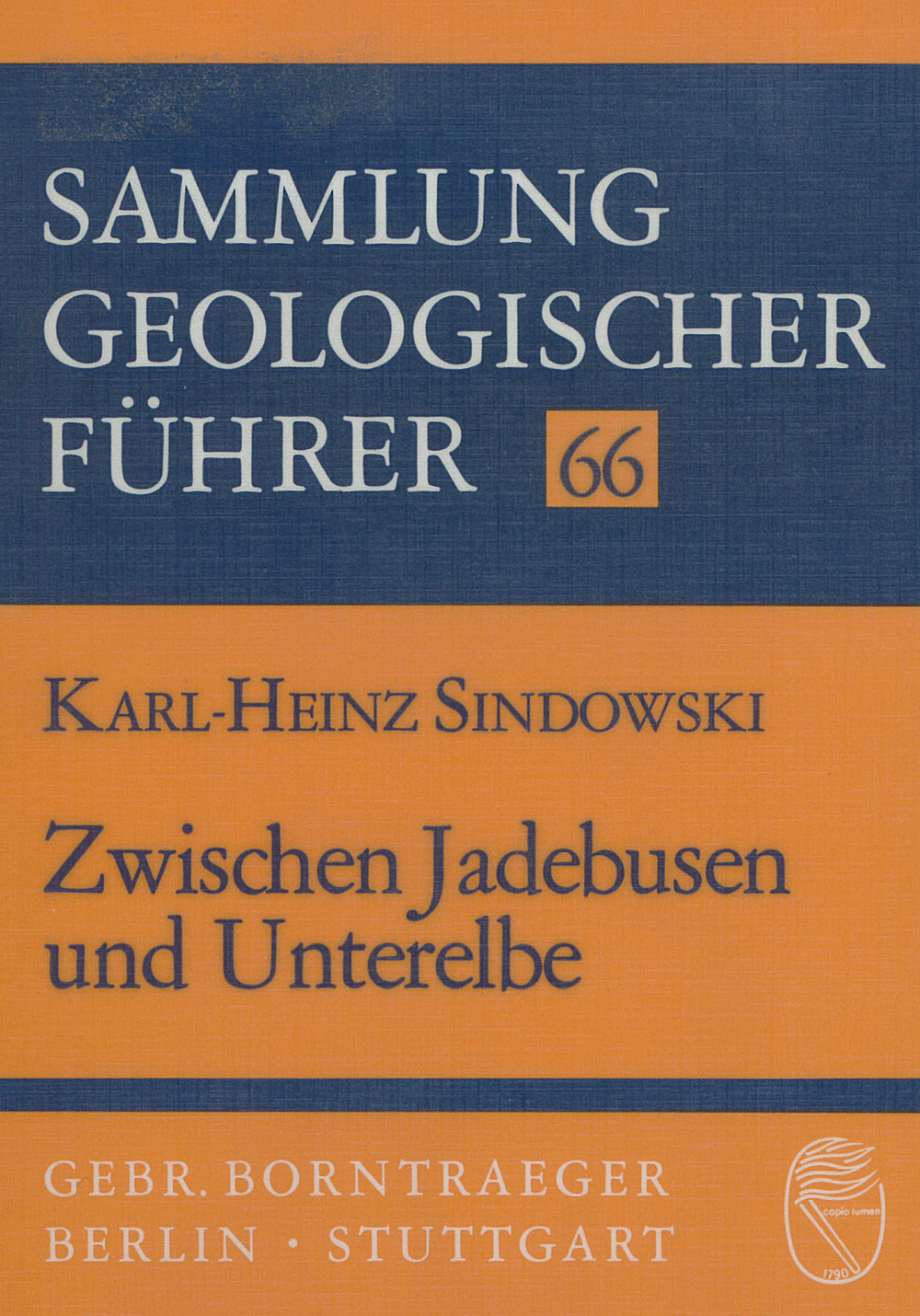 Umschlagbild des Buches: Karl-Heinz Sindowski - Zwischen Jadebusen und Unterelbe 