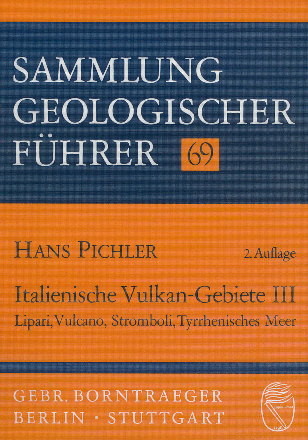 Cover image of: Hans Pichler - Italienische Vulkan-Gebiete III Lipari, Vulcano, Stromboli, Tyrrhenisches Meer