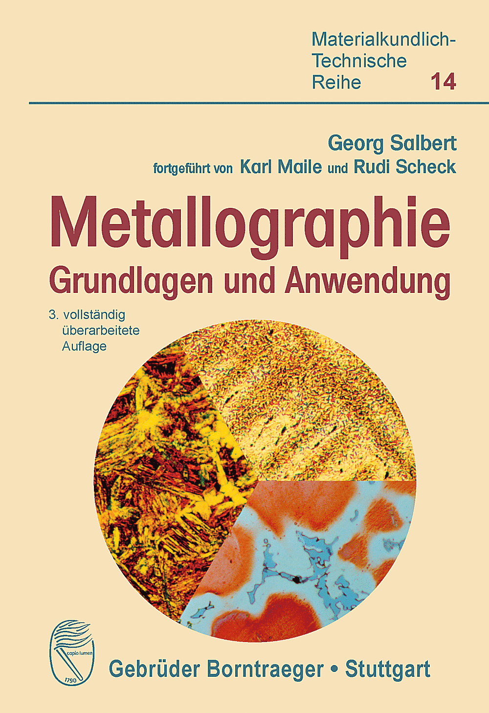 Cover image of: Georg Salbert - Metallographie Grundlagen und Anwendung