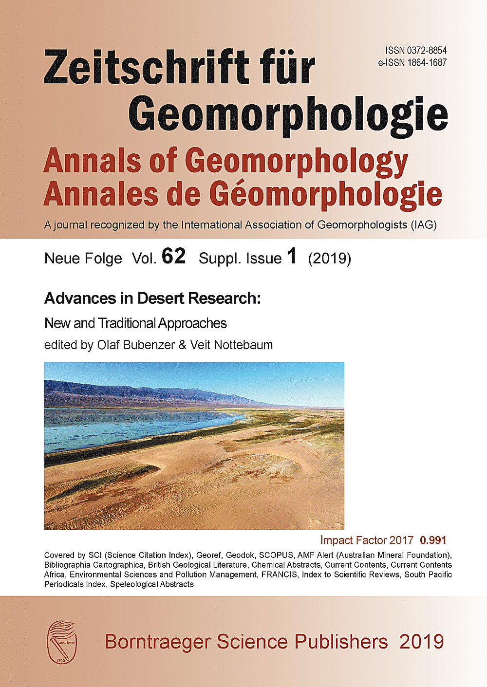Cover image of: Advances in Desert Research