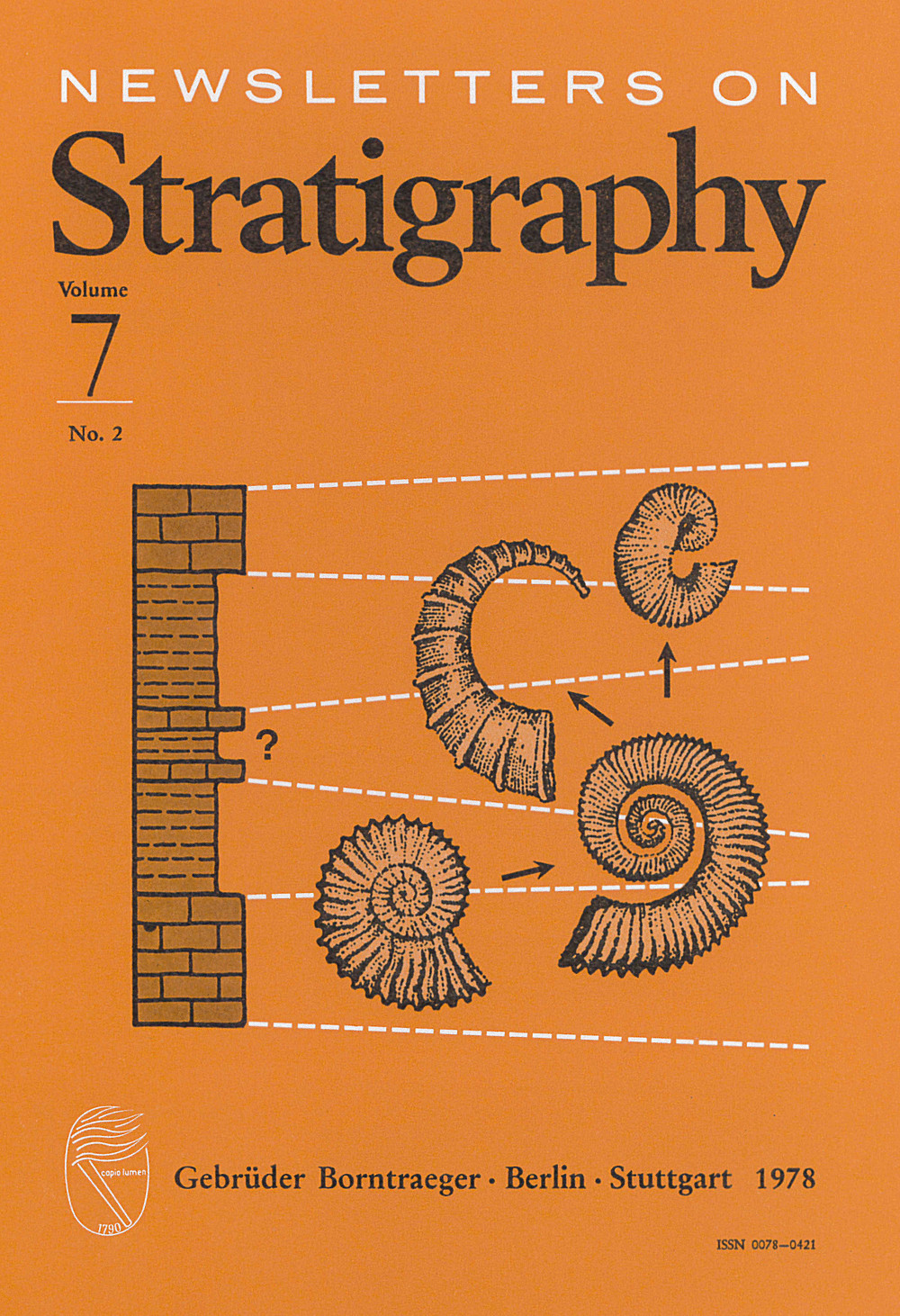Cover image of: Newsletters on Stratigraphy Volume 7 Number 2