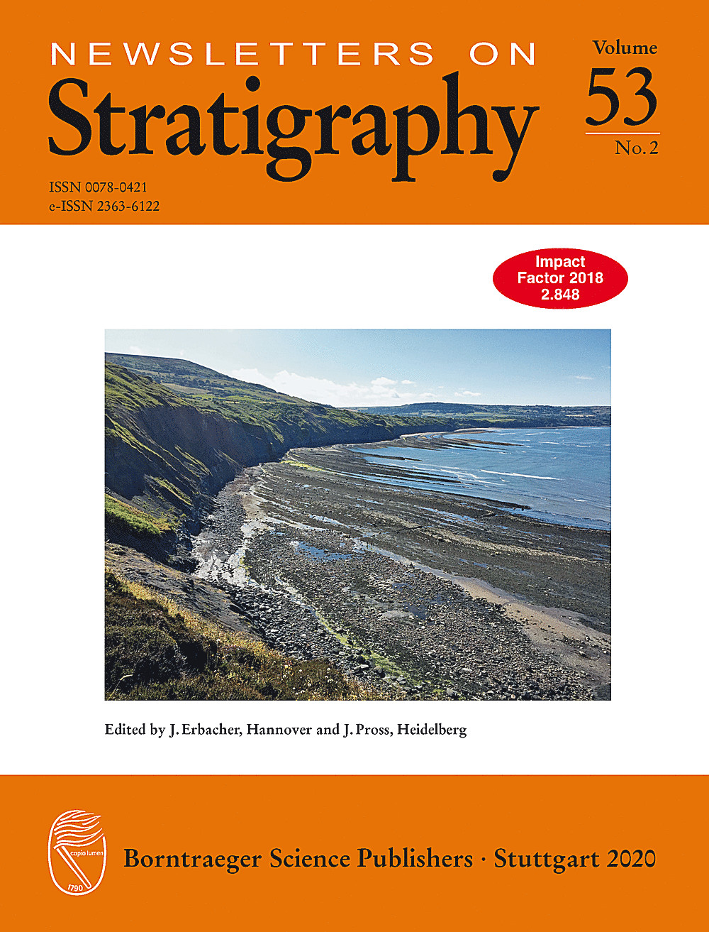 Cover image of: Newsletters on Stratigraphy Volume 53 Number 2
