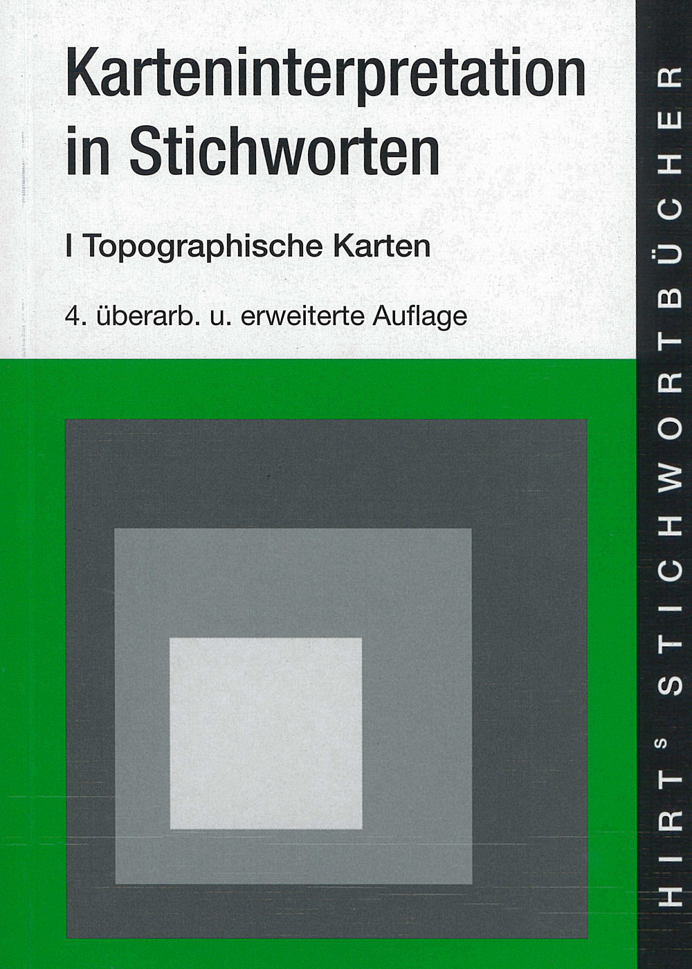 Umschlagbild des Buches: Armin Hüttermann - Karteninterpretation in Stichworten, Teil 1 Geographische Interpretation topographischer Karten
