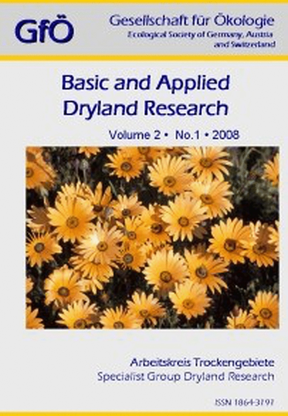 Cover image of: Basic and Applied Dryland Research Vol. 2 No. 1