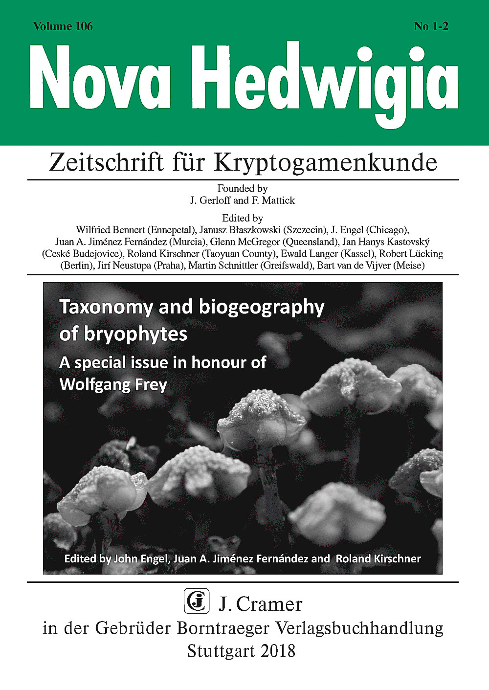 Image de couverture de: Taxonomy and biogeography of bryophytes
