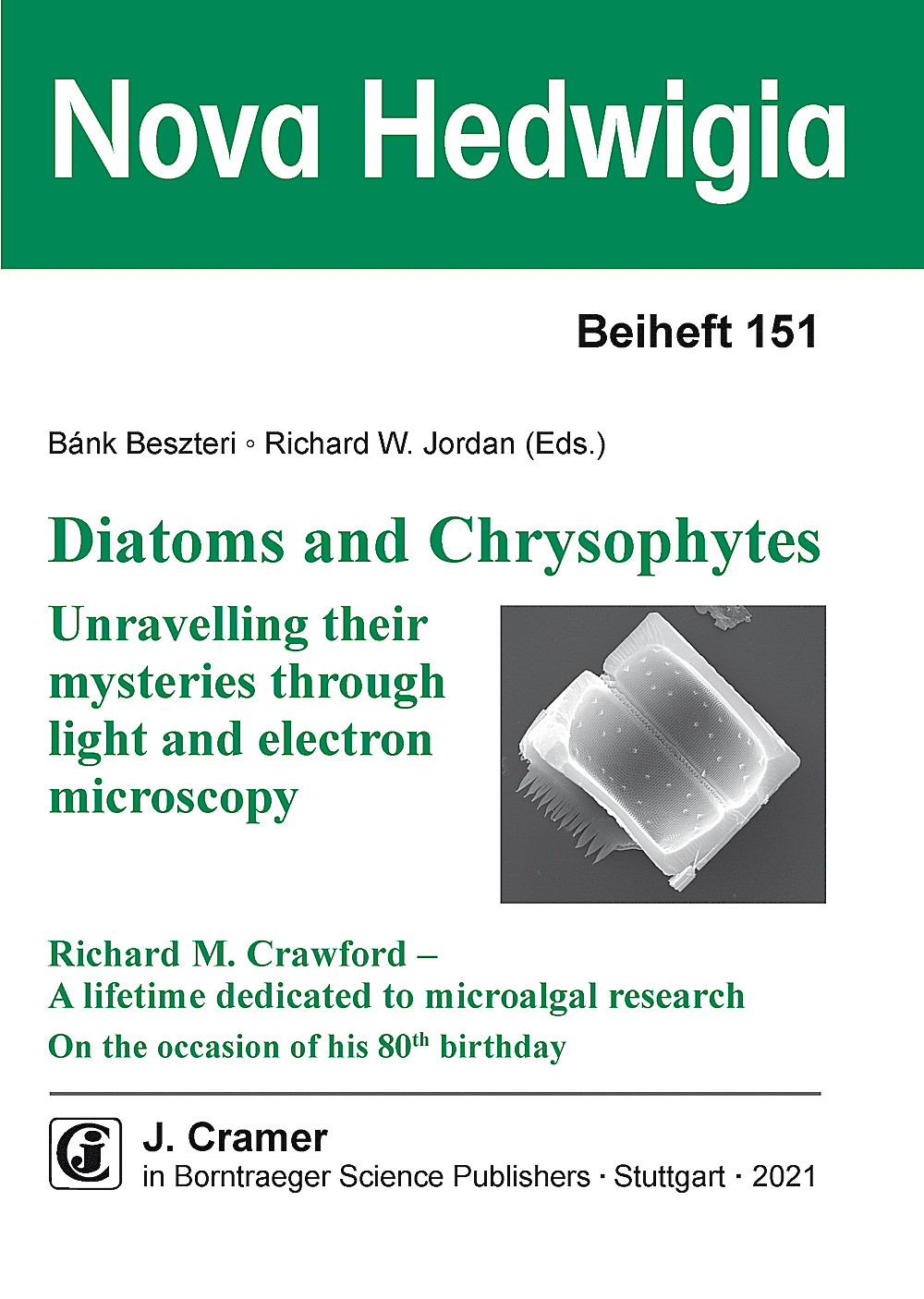Umschlagbild des Buches: Diatoms and Chrysophytes - Unravelling their mysteries through light and electron microscopy