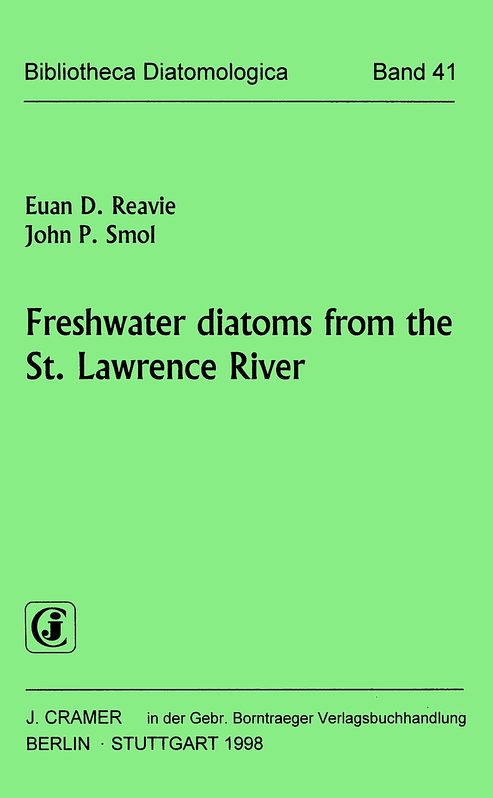 Image de couverture de: Euan D. Reavie; John P. Smol - Freshwater diatoms from the St. Lawrence River 