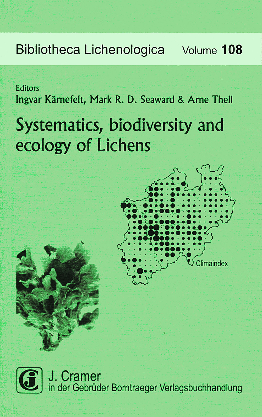 Image de couverture de:  - Systematics, biodiversity and ecology of lichens 