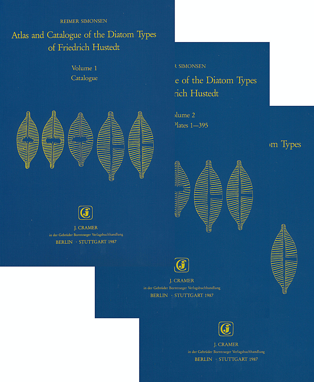 Umschlagbild des Buches: Reimer Simonsen - Atlas and catalogue of the diatom types of Friedrich Hustedt Volumes I - III