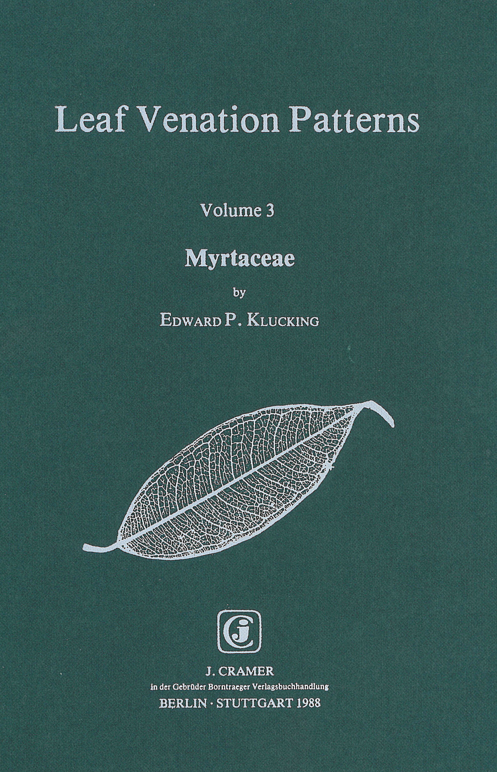 Cover image of: Edward P. Klucking - Myrtaceae 