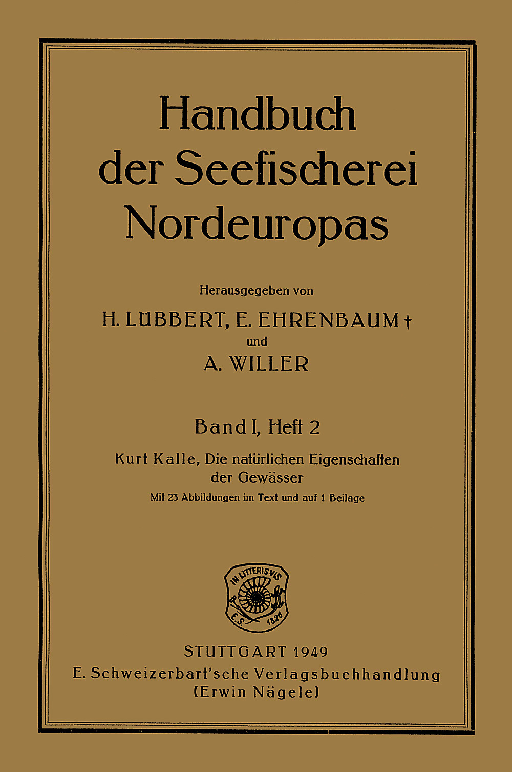 Cover image of: Kurt Kalle - Die natürlichen Eigenschaften der Gewässer 