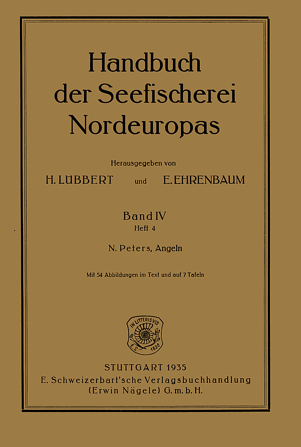 Cover image of: Nicolaus Peters - Angeln 