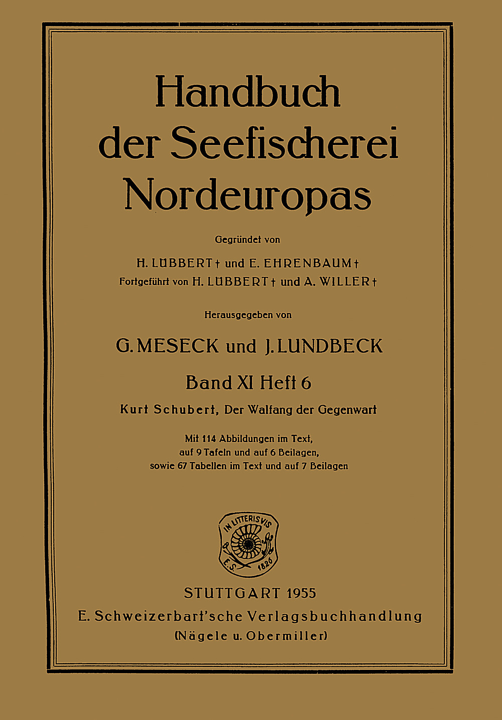 Umschlagbild des Buches: Kurt Schubert - Der Walfang der Gegenwart 