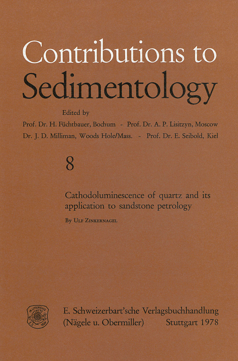 Cover image of: Ulf Zinkernagel - Cathodoluminescence of quartz and its application to sandstone petrology 