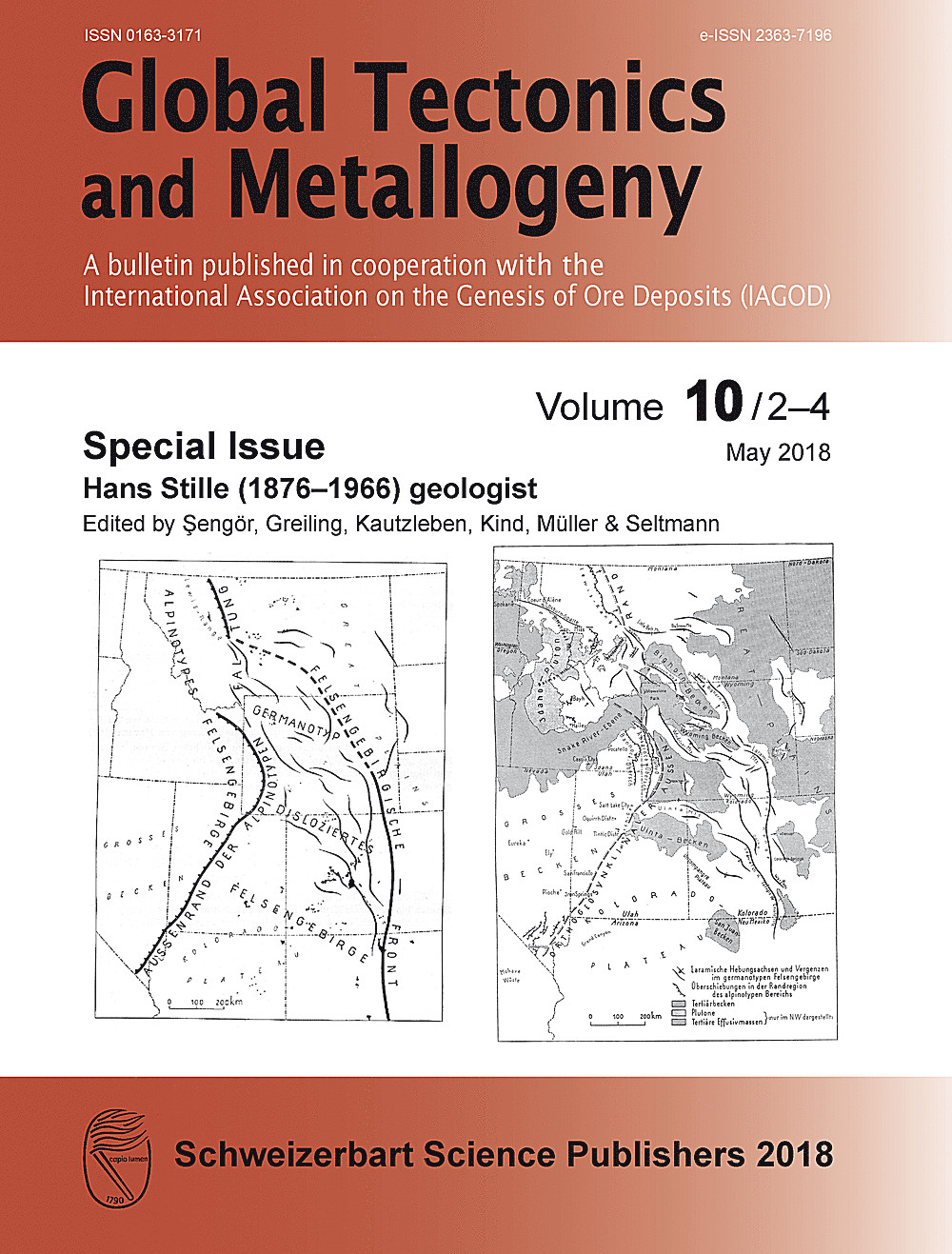Image de couverture de: Special Issue <br>
Hans Stille (1876-1966) geologist