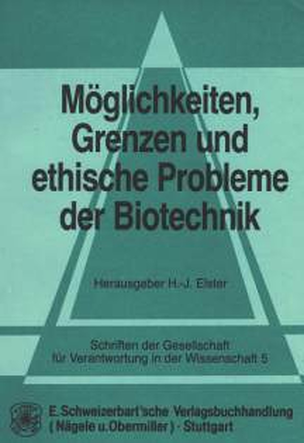 Image de couverture de:  - Möglichkeiten, Grenzen und ethische Probleme der Biotechnik Vorträge gehalten bei der Jahrestagung in Konstanz