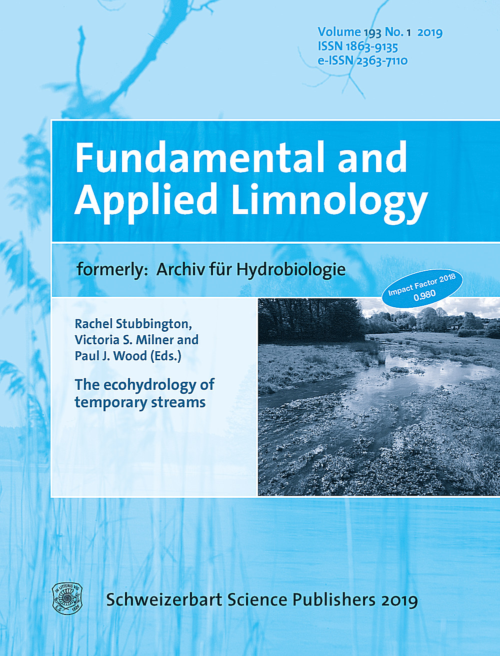 Umschlagbild des Buches: The ecohydrology of temporary streams