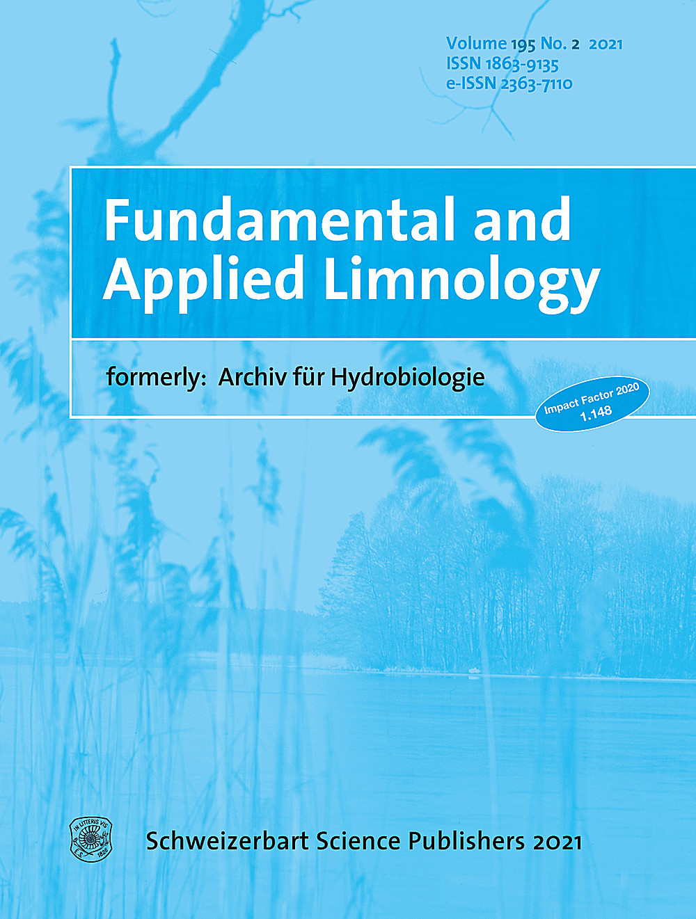 Cover image of: Fundamental and Applied Limnology Volume 195 Nr. 2