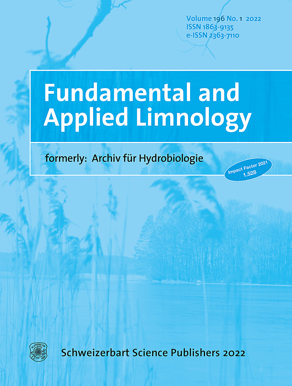 Image de couverture de: Fundamental and Applied Limnology Volume 196 Nr. 1