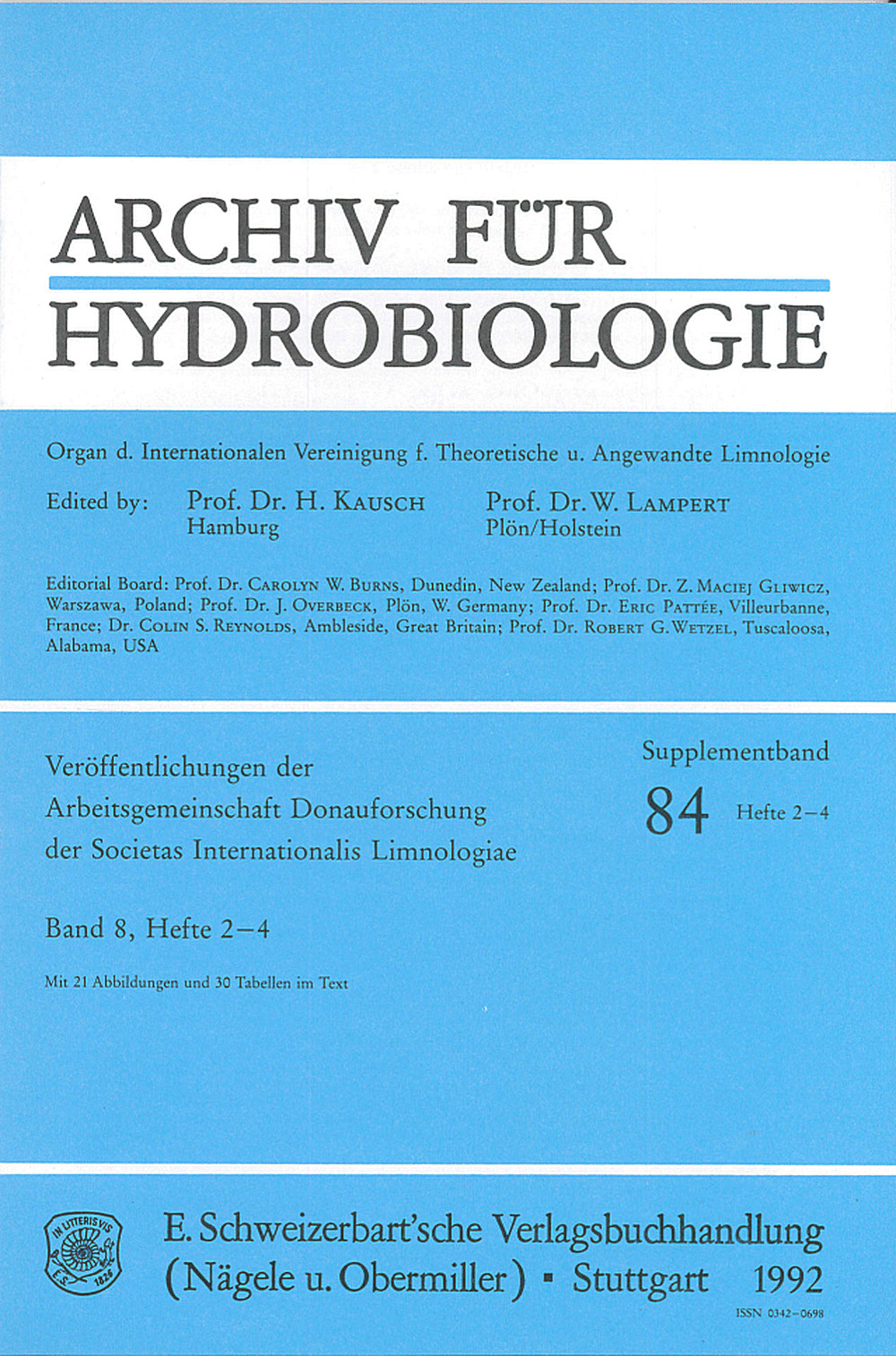 Cover image of: Veröffentlichungen der Arbeitsgemeinschaft Donauforschung Band 8 Heft 2-4