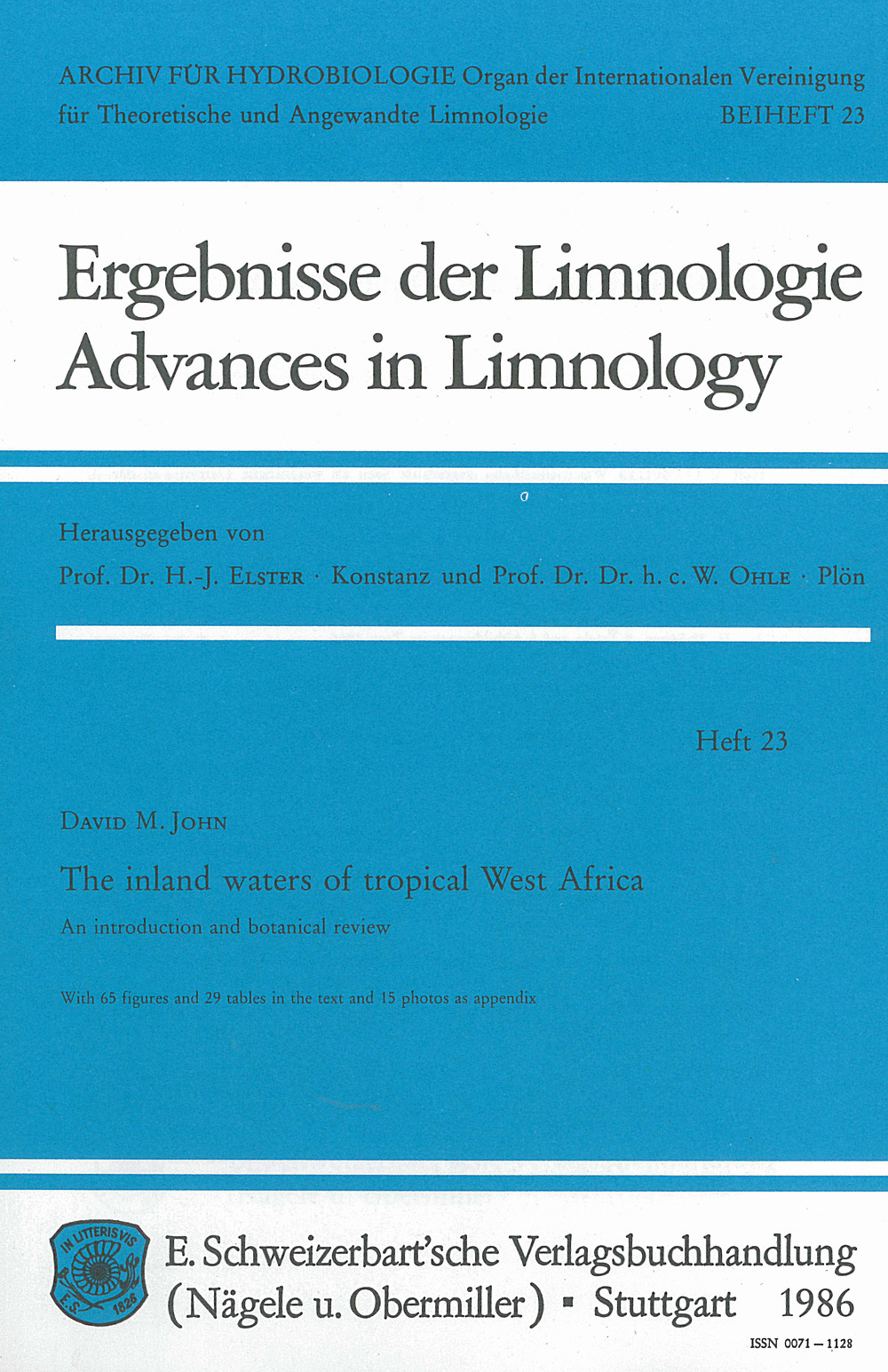 Cover image of: David M. John - The inland waters of tropical West Africa An introduction and botanical review