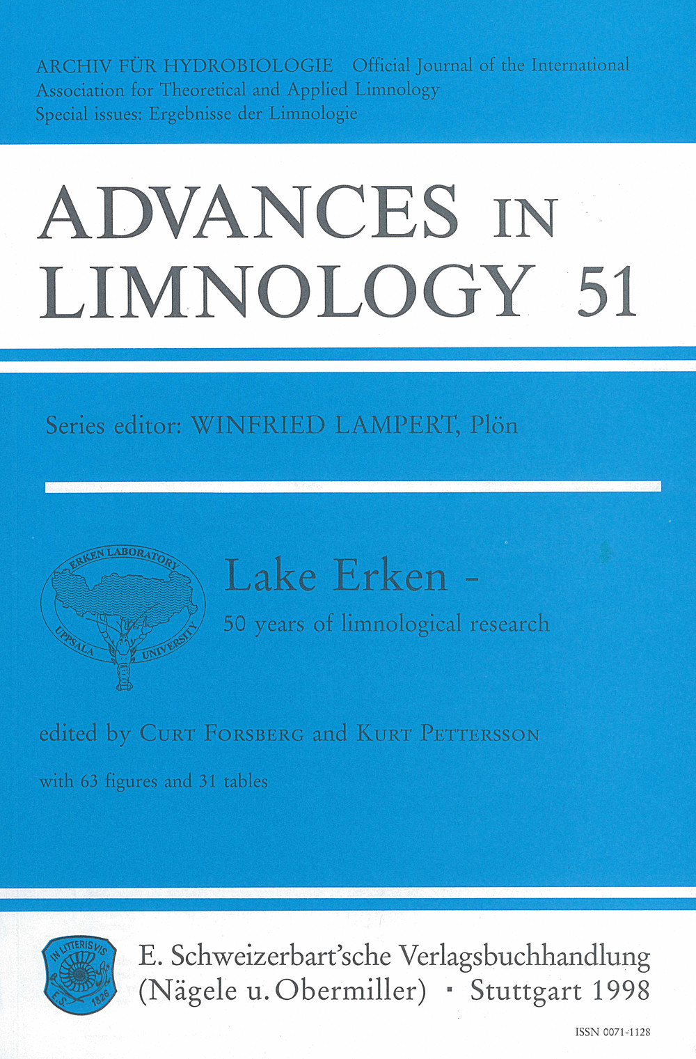 Image de couverture de:  - Lake Erken - 50 years of limnological research 