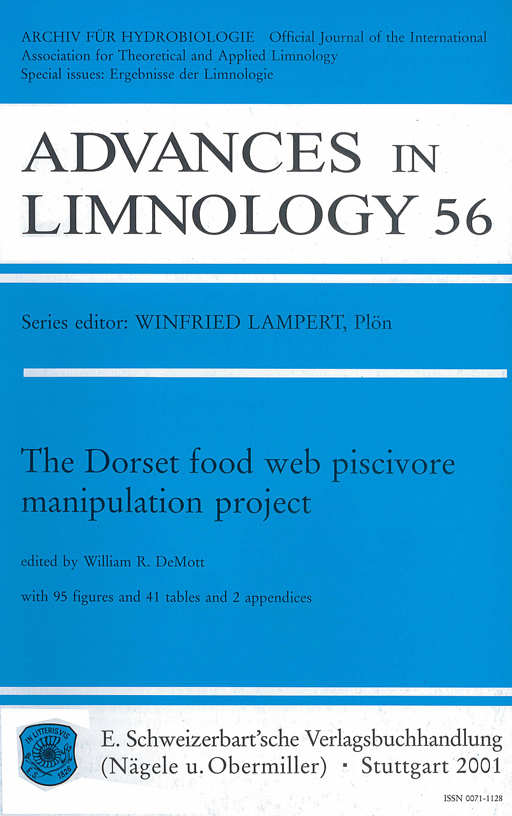 Cover image of:  - The Dorset food web piscivore manipulation project 