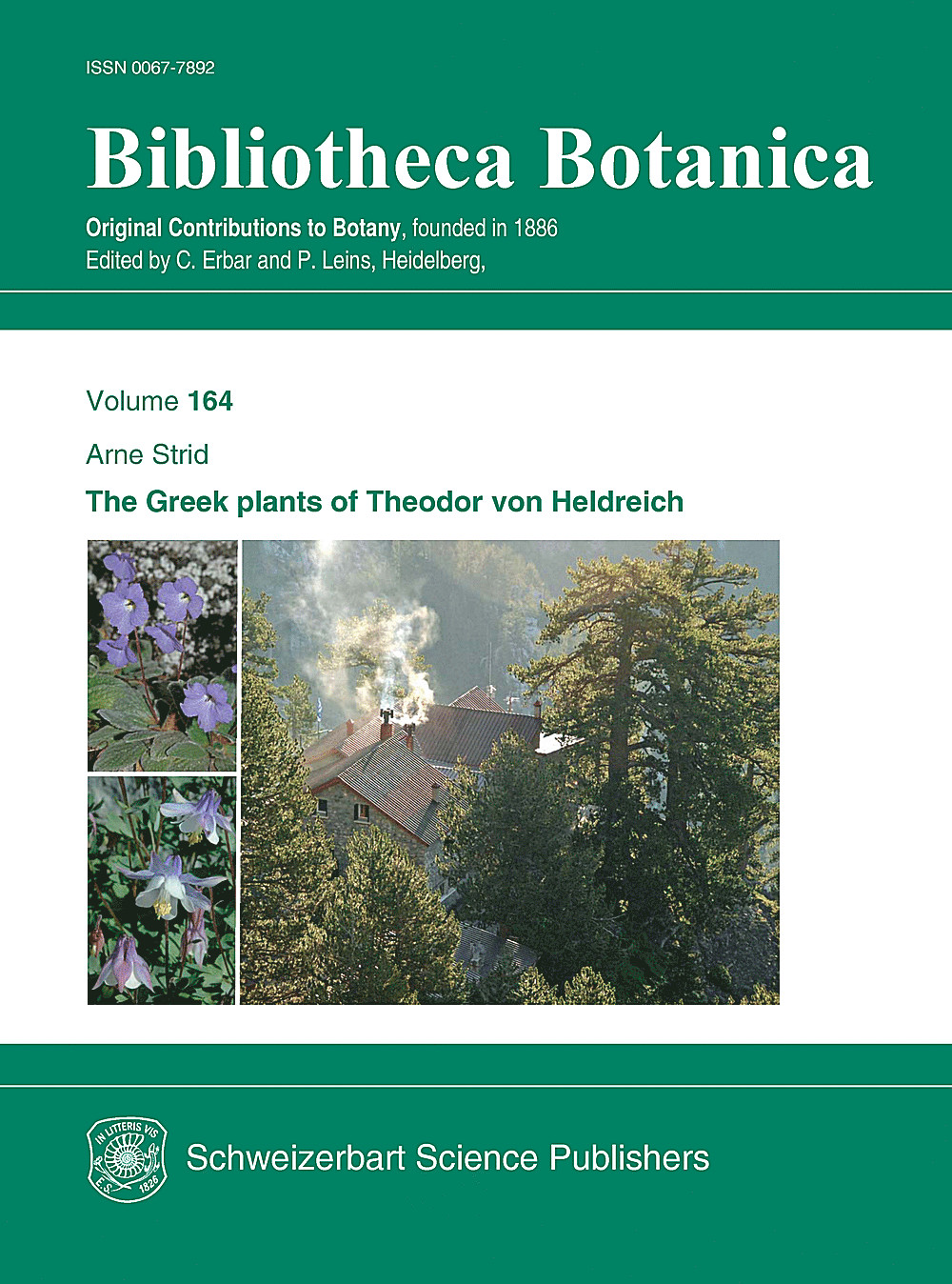 Umschlagbild des Buches: Arne Strid - The Greek Plants of Theodor von Heldreich 