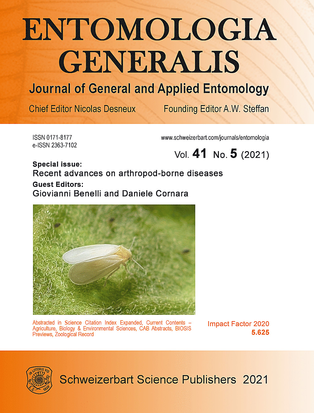 Cover image of: Special Issue: <br>
Recent advances on arthropod-borne diseases