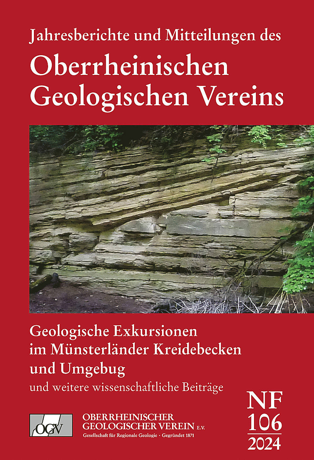 Umschlagbild des Buches: Geologische Exkursionen im Münsterländer Kreidebecken und Umgebung