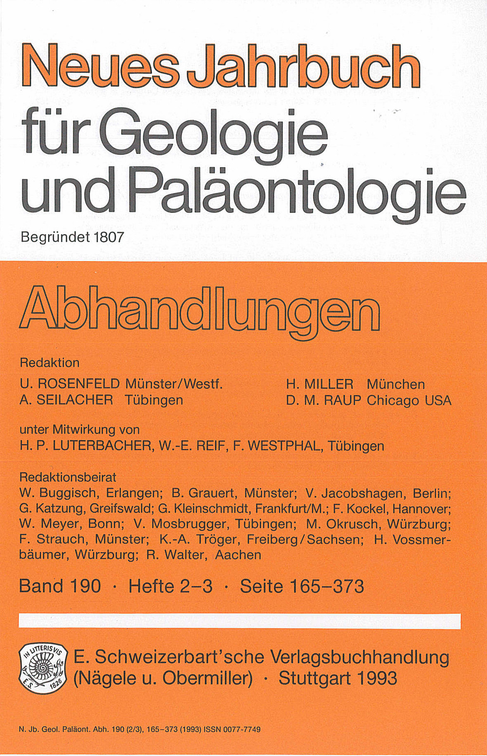 Image de couverture de: Progress in Constructional Morphology.Papers from Symp. II-3-1 at the Int. Geol. Congress in Kyoto, Aug.15-26,1992