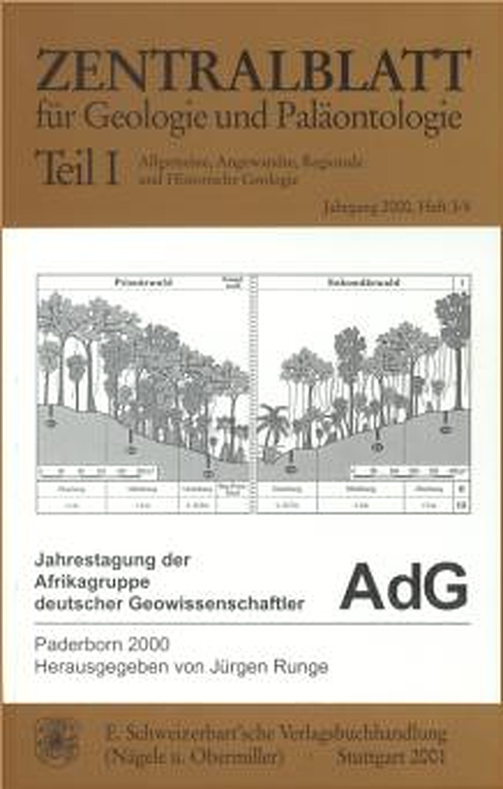 Cover image of:  - Jahrestagung der Afrikagruppe deutscher Geowissenschaftler 
<b>AdG</b> Paderborn 2000