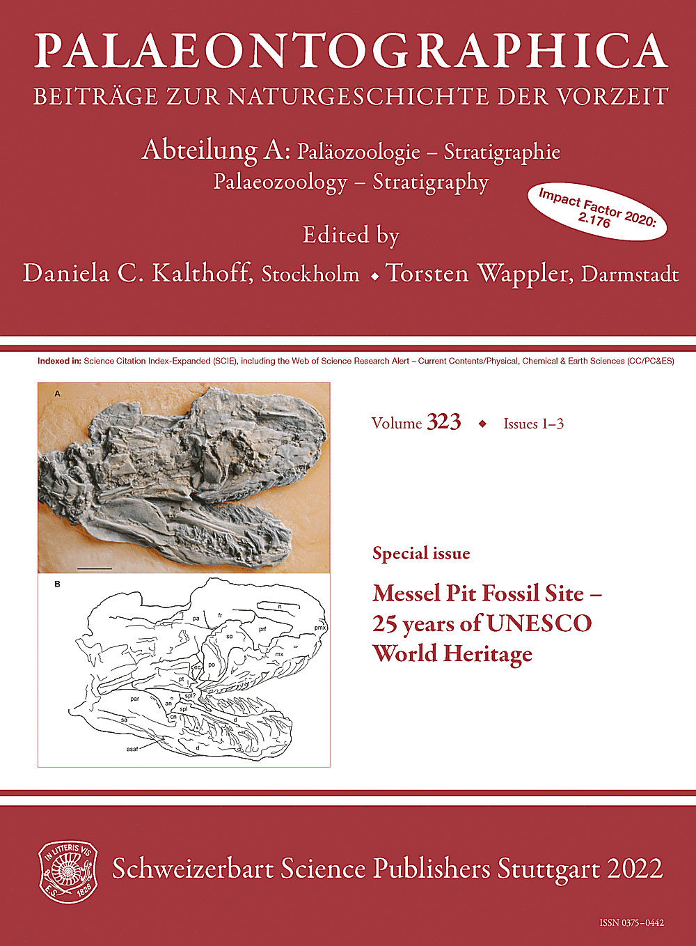 Cover image of: Messel Pit Fossil Site - 25 years of UNESCO World Heritage
- Special issue