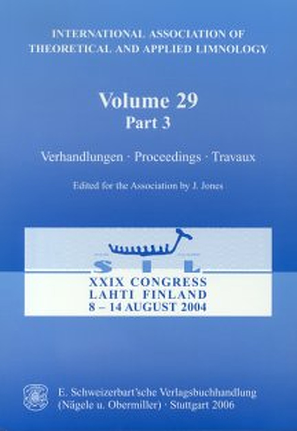 Umschlagbild des Buches:  - XXIX Congress Lahti Finland 8 - 14 August 2004 