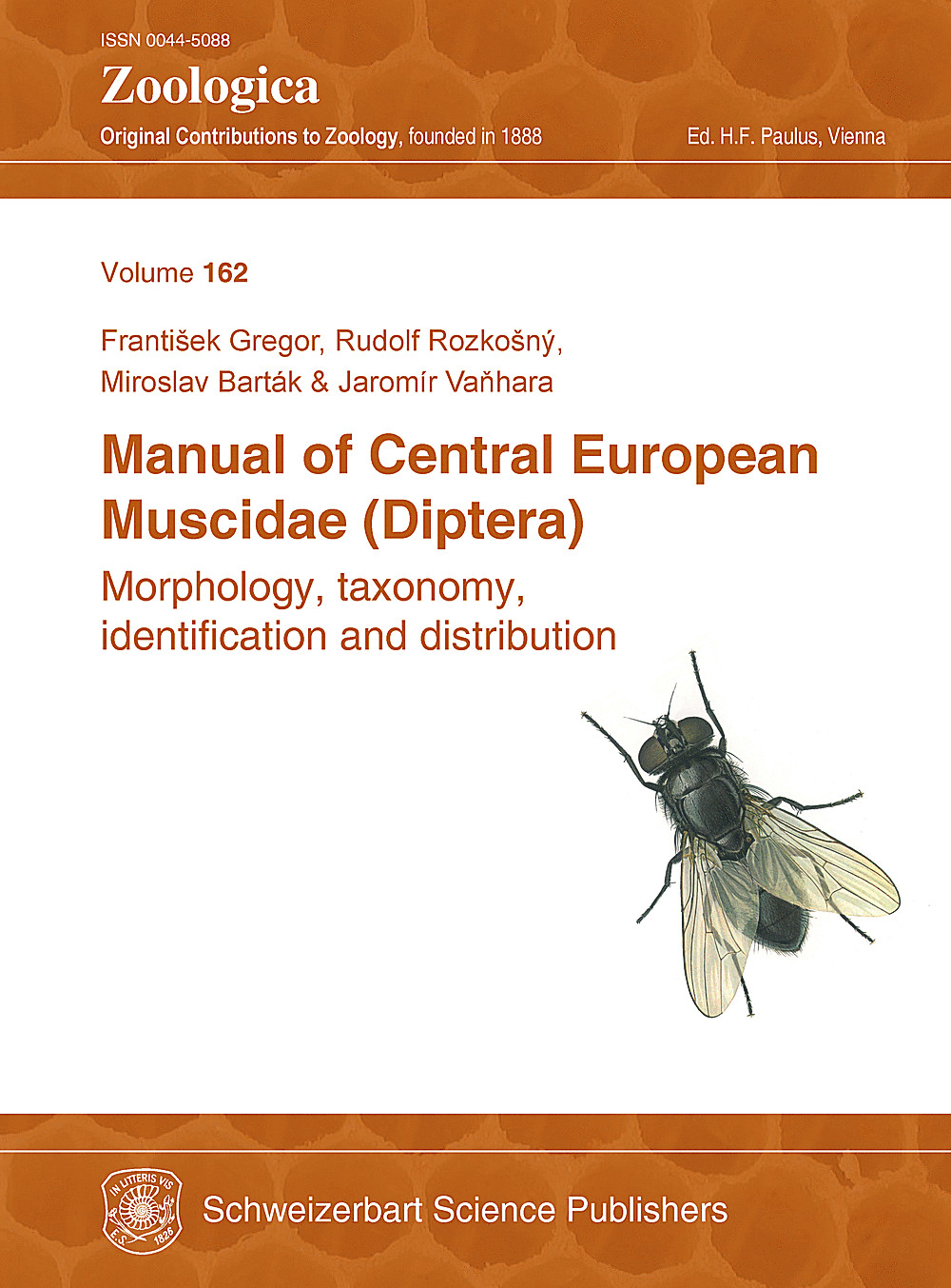 Umschlagbild des Buches:  - Manual of Central European Muscidae (Diptera) Morphology, taxonomy, identification and distribution