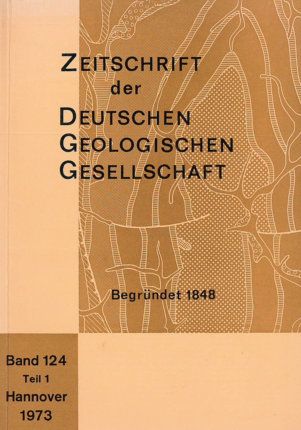 Umschlagbild des Buches: Zeitschrift der Deutschen Geologischen Gesellschaft Band 124 Heft 1