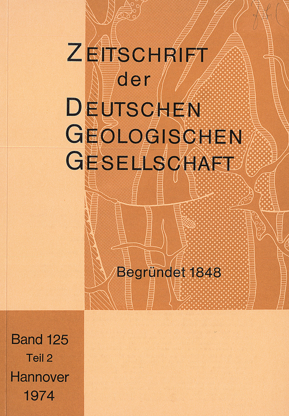 Cover image of: Zeitschrift der Deutschen Geologischen Gesellschaft Band 125 Heft 2