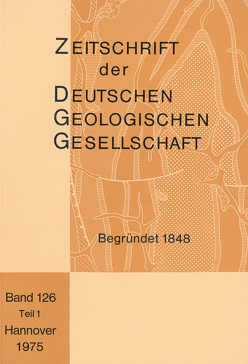 Cover image of: Zeitschrift der Deutschen Geologischen Gesellschaft Band 126 Heft 1