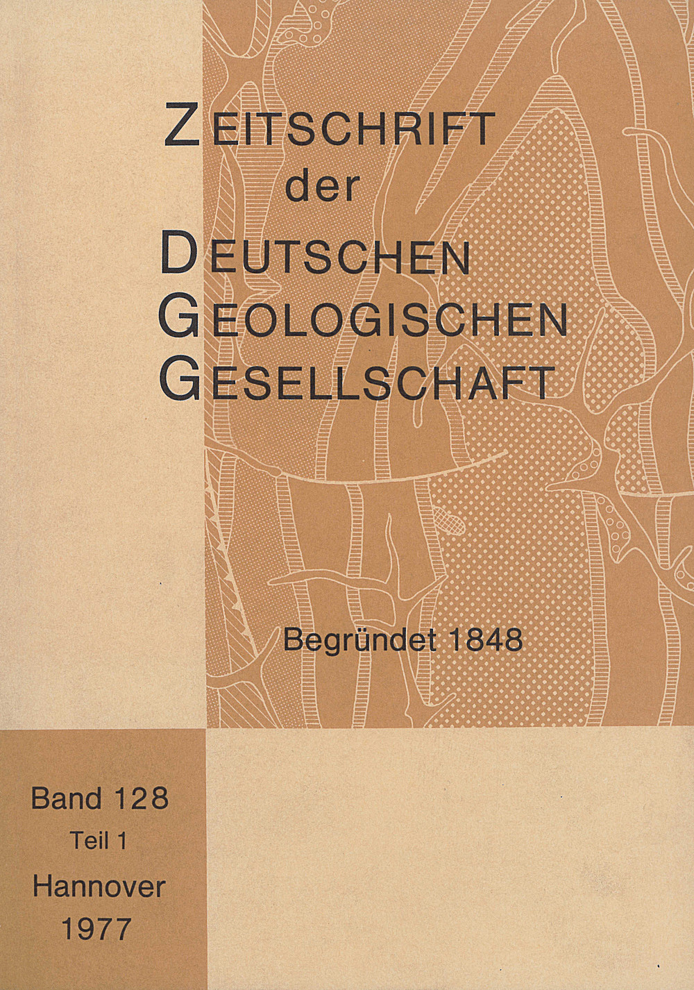 Cover image of: Zeitschrift der Deutschen Geologischen Gesellschaft Band 128 Heft 1
