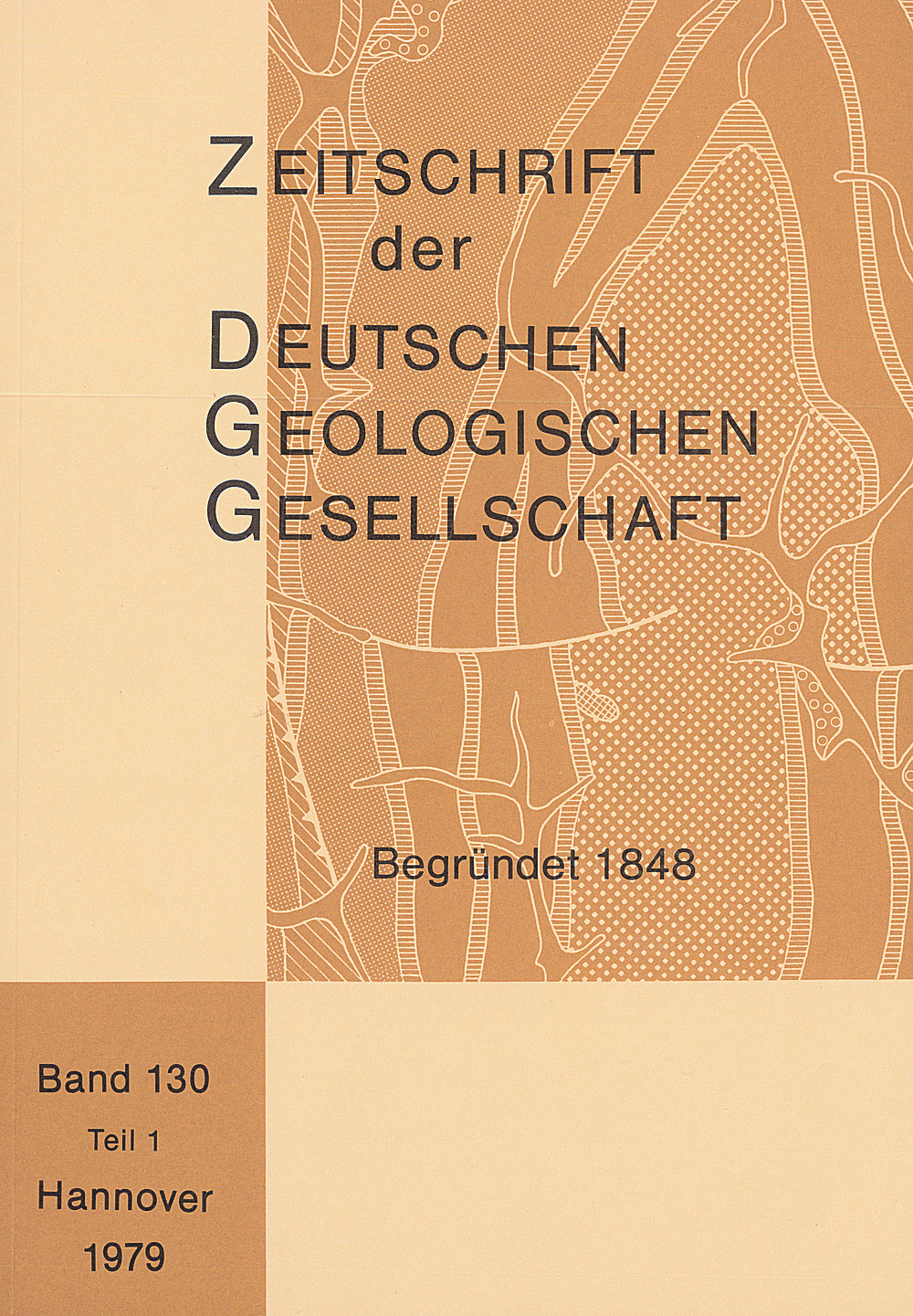 Cover image of: Zeitschrift der Deutschen Geologischen Gesellschaft Band 130 Heft 1
