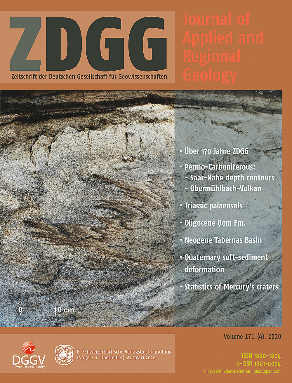 Cover image of: Zeitschrift der Deutschen Gesellschaft für Geowissenschaften Band 171 Heft 4