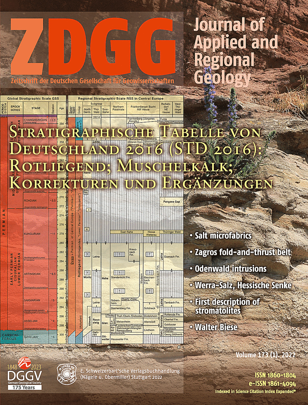 Cover image of: Stratigraphische Tabelle von Deutschland 2016 (STD 2016)