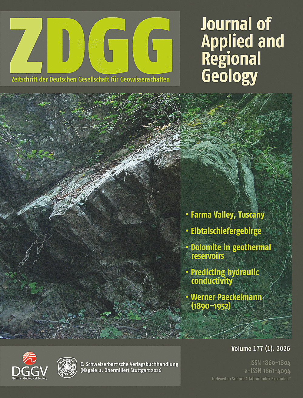 Cover image of: Zeitschrift der Deutschen Gesellschaft für Geowissenschaften Band 177 Heft 1