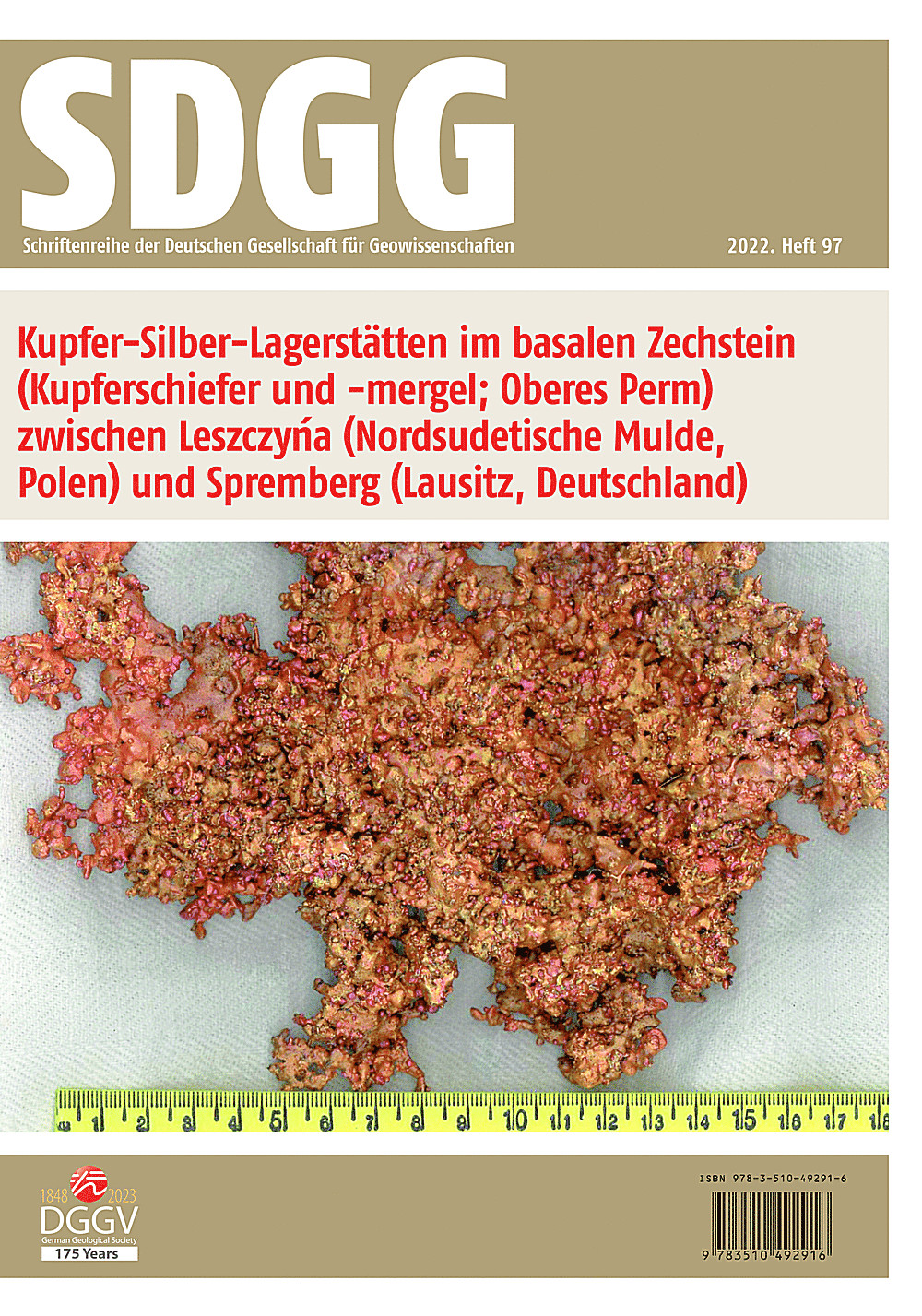 Cover image of: Jürgen Christian Kopp - Kupfer-Silber-Lagerstätten im basalen Zechstein (Kupferschiefer und -mergel; Oberes Perm) zwischen Leszczyna (Nordsudetische Mulde, Polen) und Spremberg (Lausitz, Deutschland) 