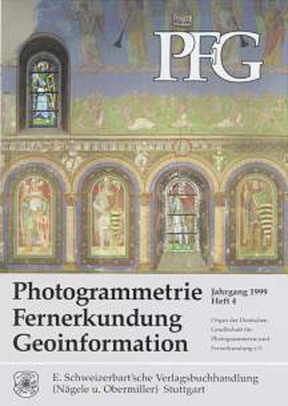 Umschlagbild des Buches:  - Photogrammetrie - Fernerkundung - Geoinformation Jahrgang 1999 Heft 4 
