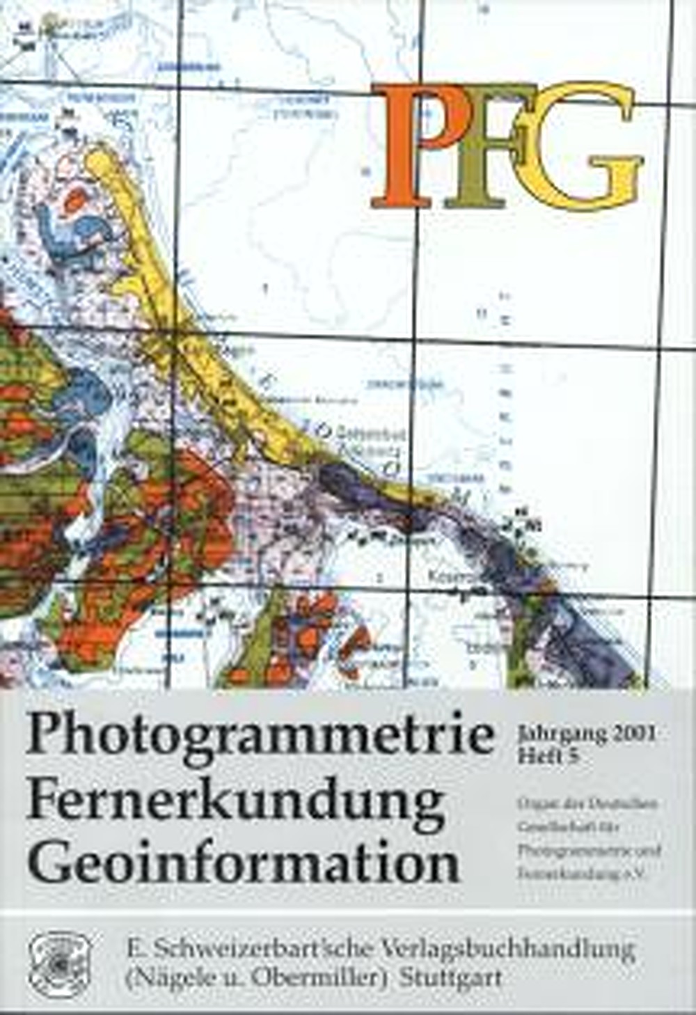 Cover image of:  - Photogrammetrie - Fernerkundung - Geoinformation Jahrgang 2001 Heft 5 