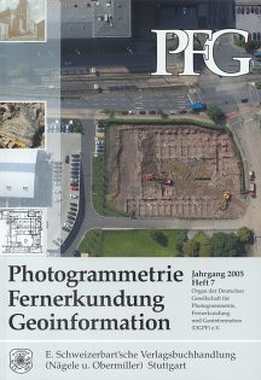 Cover image of:  - Photogrammetrie - Fernerkundung - Geoinformation Jahrgang 2005 Heft 7 