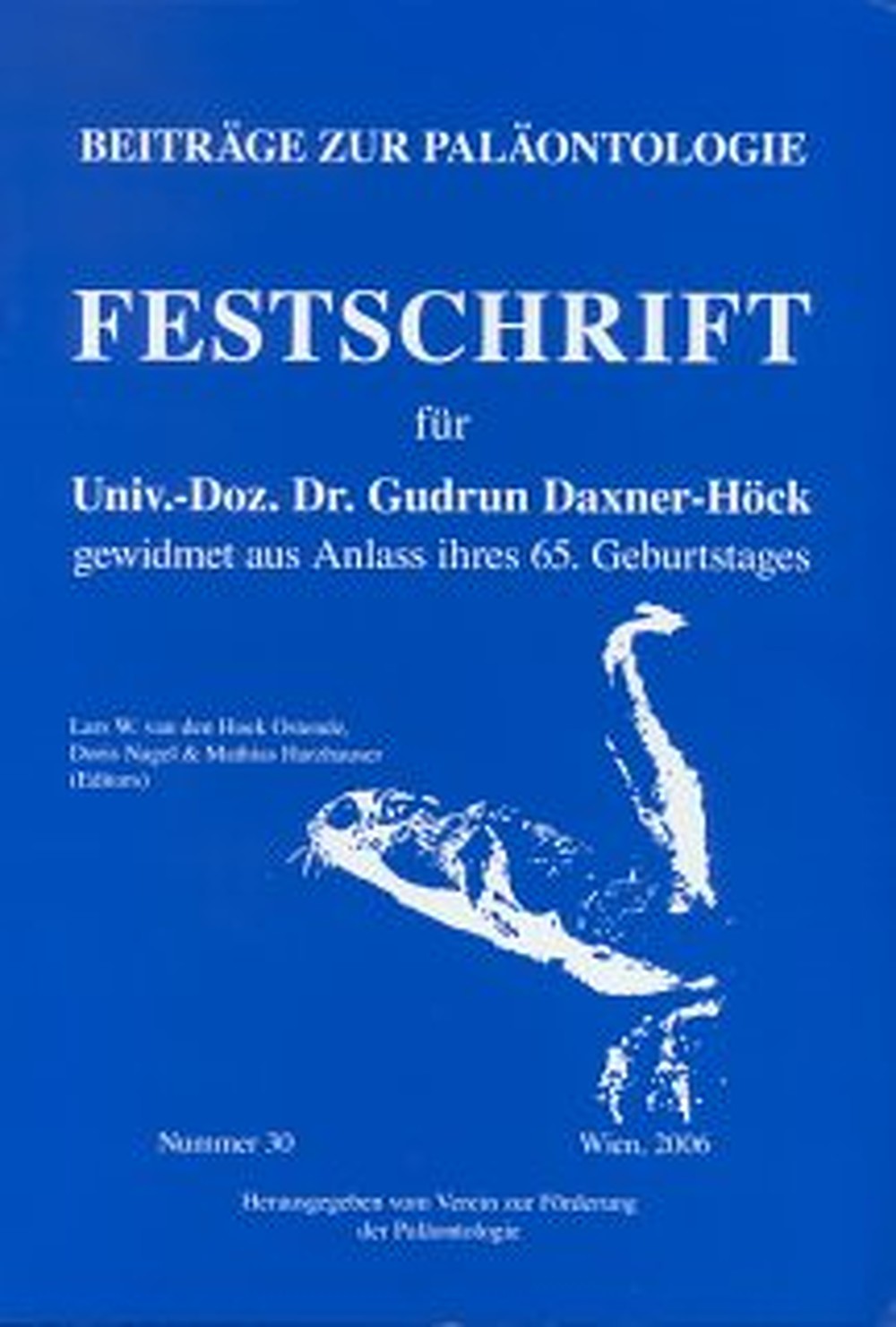 Cover image of:  - Festschrift für Univ.-Doz. Dr. Gudrun Daxner-Höck gewidmet aus Anlass ihres 65. Geburtstages